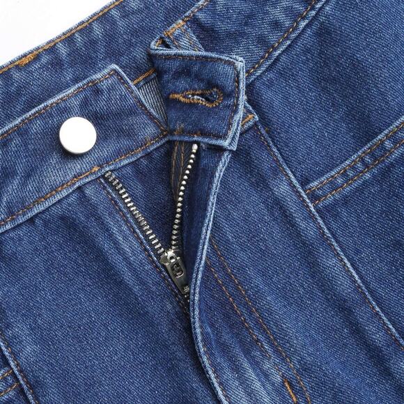 Cider Dark Wash High Rise Dad Jeans Wide Leg Jeans Size S 28" - Picture 6 of 11